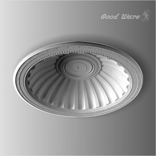 Polyurethane decorative ceiling dome for chandelier