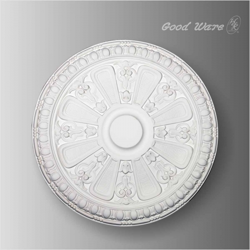 Decorative ceiling plate for light fixture
