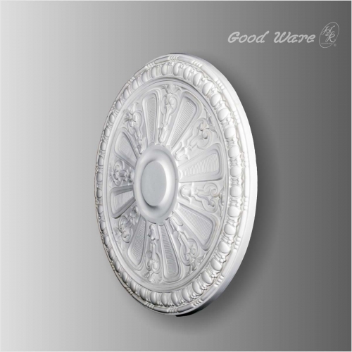 Decorative ceiling plate for light fixture
