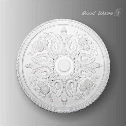 Polyurethane rosette medallion for ceiling fan