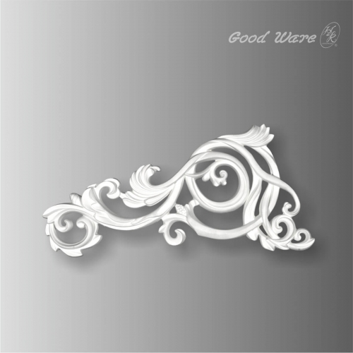 Polyurethane white wall decor molding