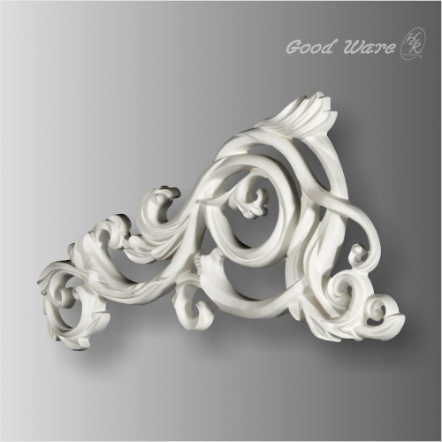 Polyurethane white wall decor molding
