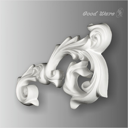 Polyurethane interior wall decor applique