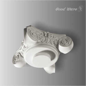 Polyurethane ionic roman column capitals for sale
