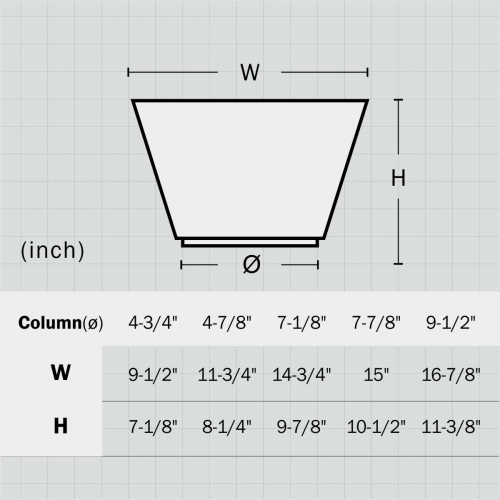 Polyurethane greek column capitals for sale