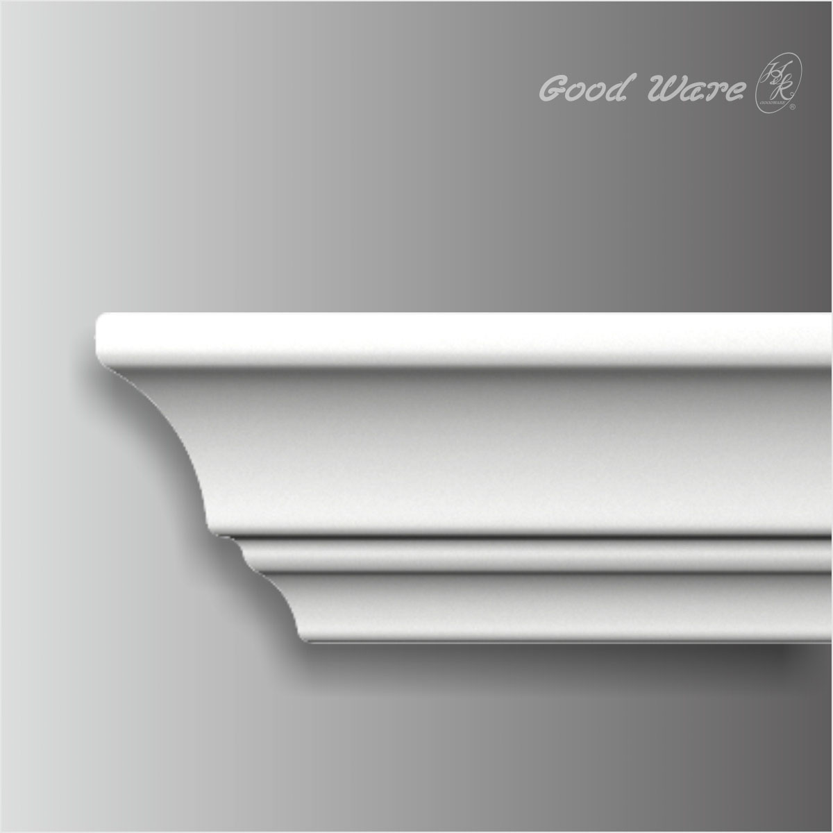 Polyurethane plain living room chair rail molding