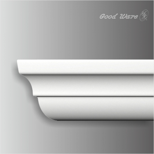 Polyurethane plain crown molding and chair rail