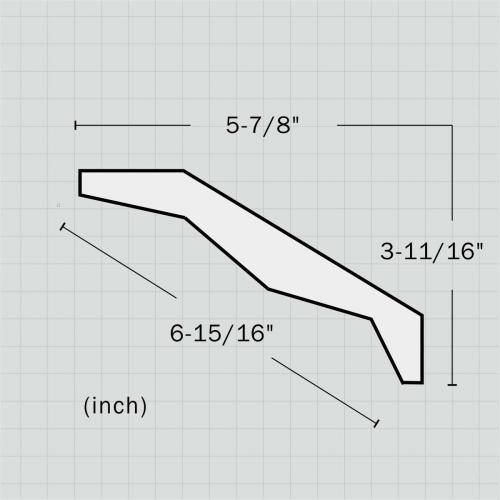 Polyurethane kitchen cabinet crown moulding supplier
