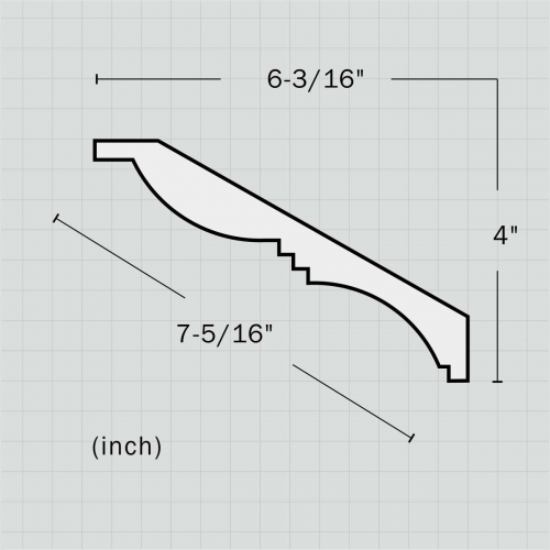 Polyurethane window cornice moulding supply