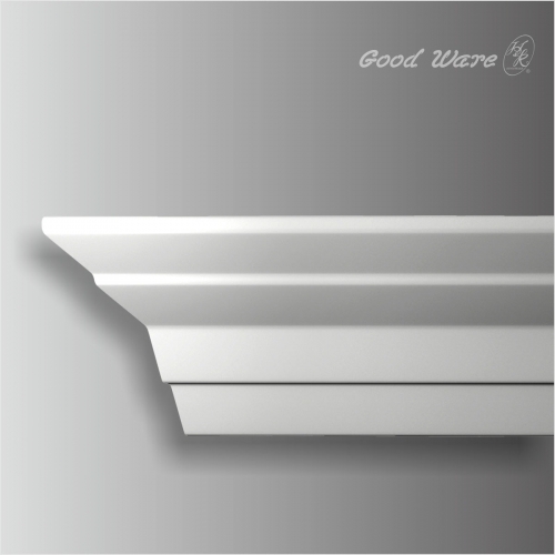 Polyurethane plain external cornice moulding