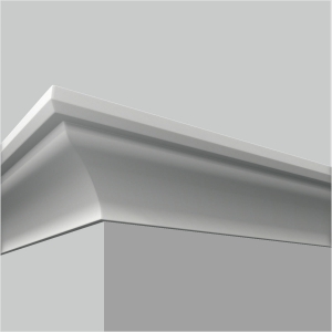 Polyurethane plain ceiling crown molding for sale
