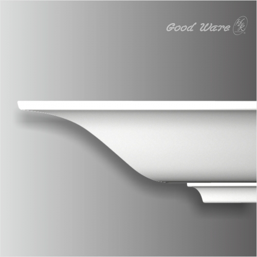 Polyurethane plain window crown molding