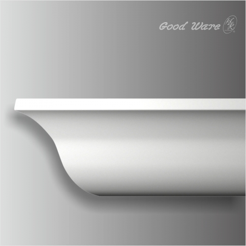 Polyurethane smooth crown molding living room