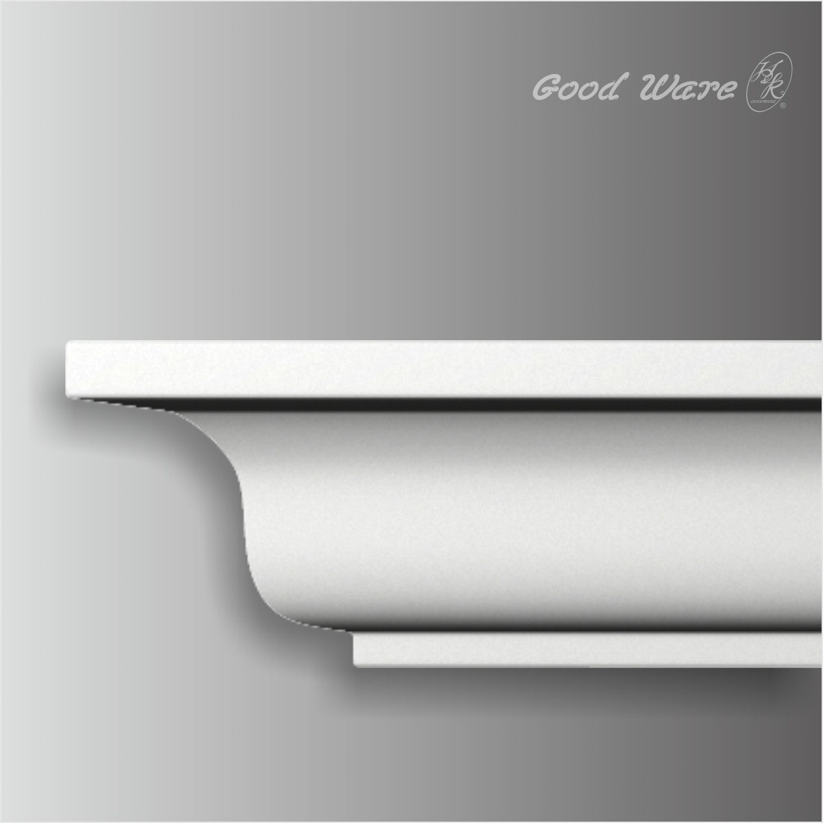 Polyurethane plain custom crown moulding