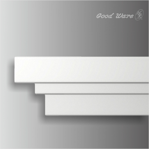 Polyurethane small crown moulding in bathroom