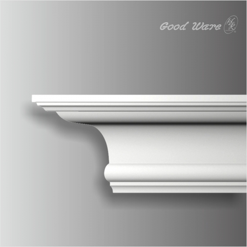 Polyurethane plain crown moulding ceiling trim