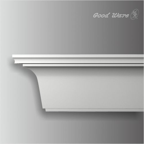 Polyurethane simple front door crown molding