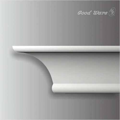 Polyurethane plain white cove molding