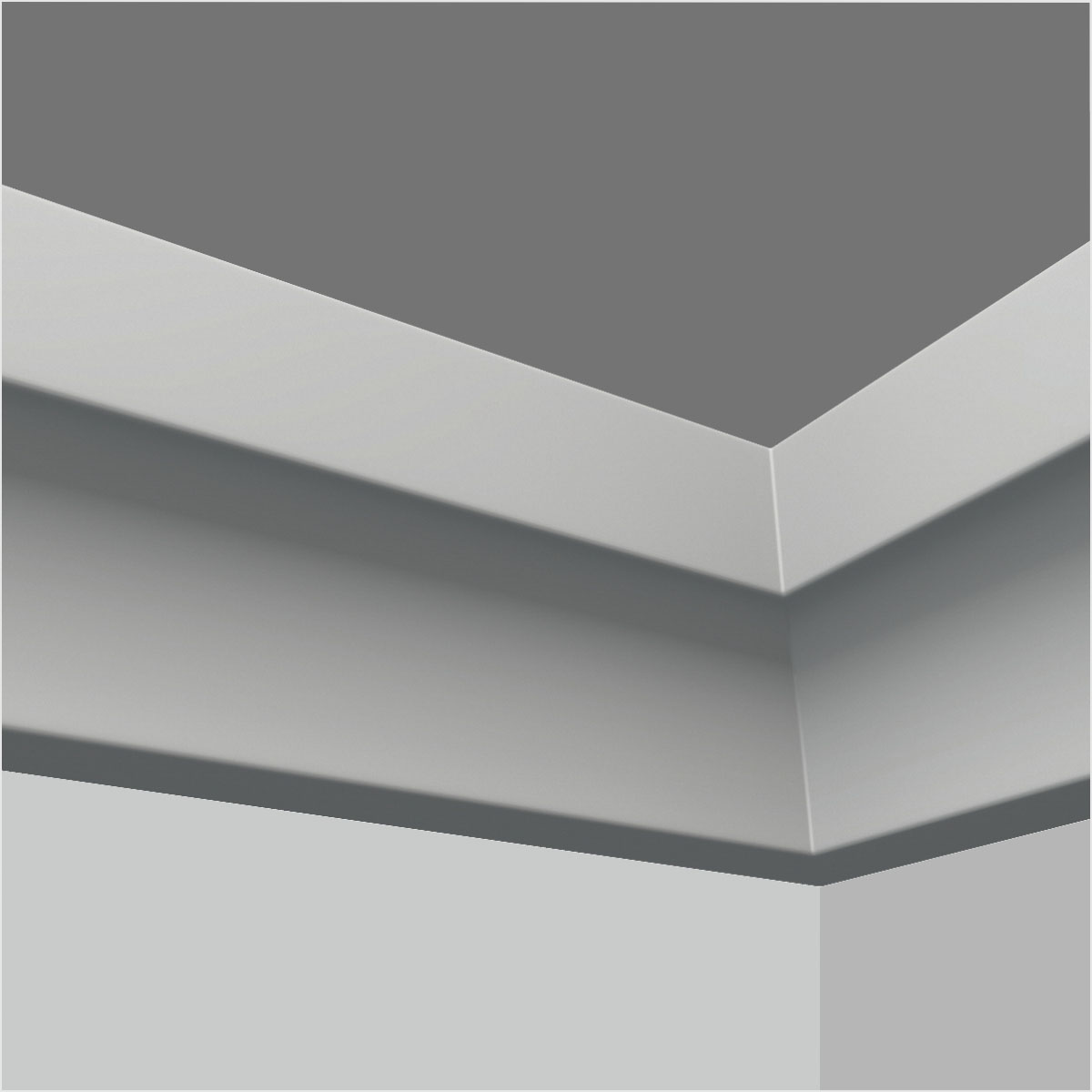 Polyurethane small simple 2 inch crown molding