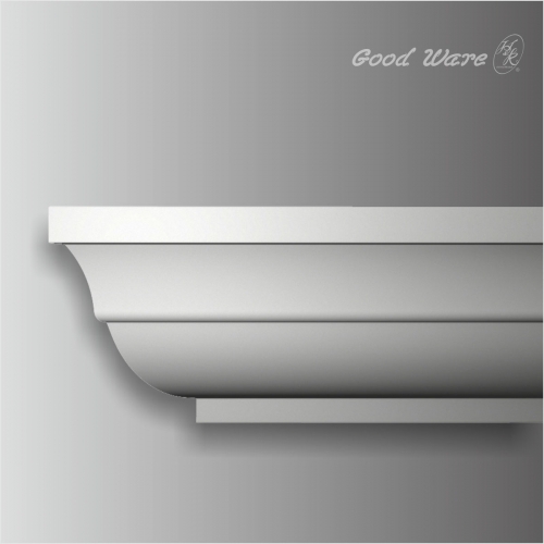 Polyurethane crown molding for high ceilings