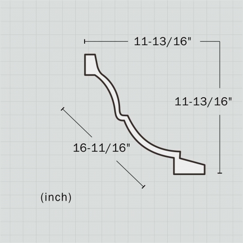 Simple polyurethane ceiling moulding for sale