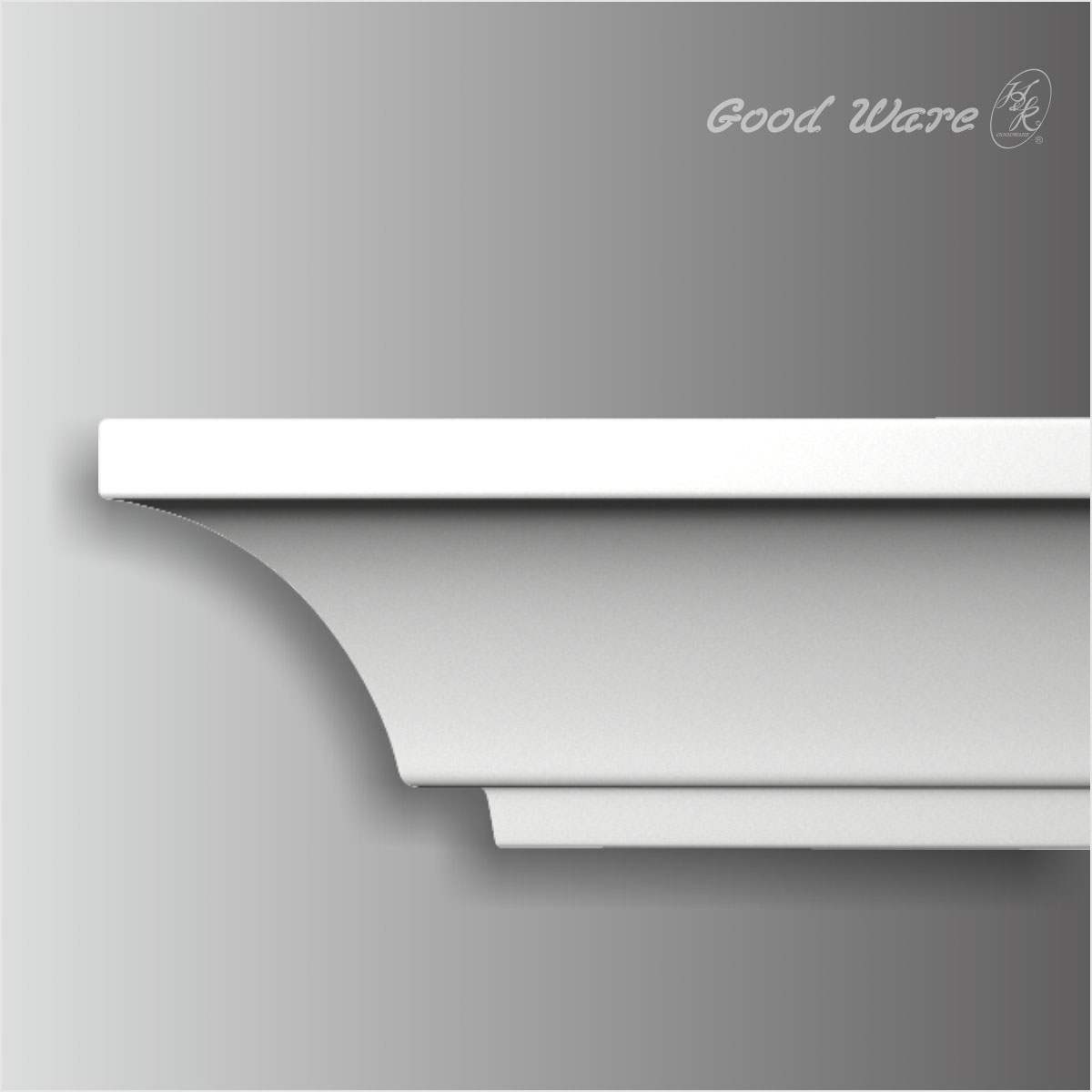 Polyurethane plain crown molding ceiling