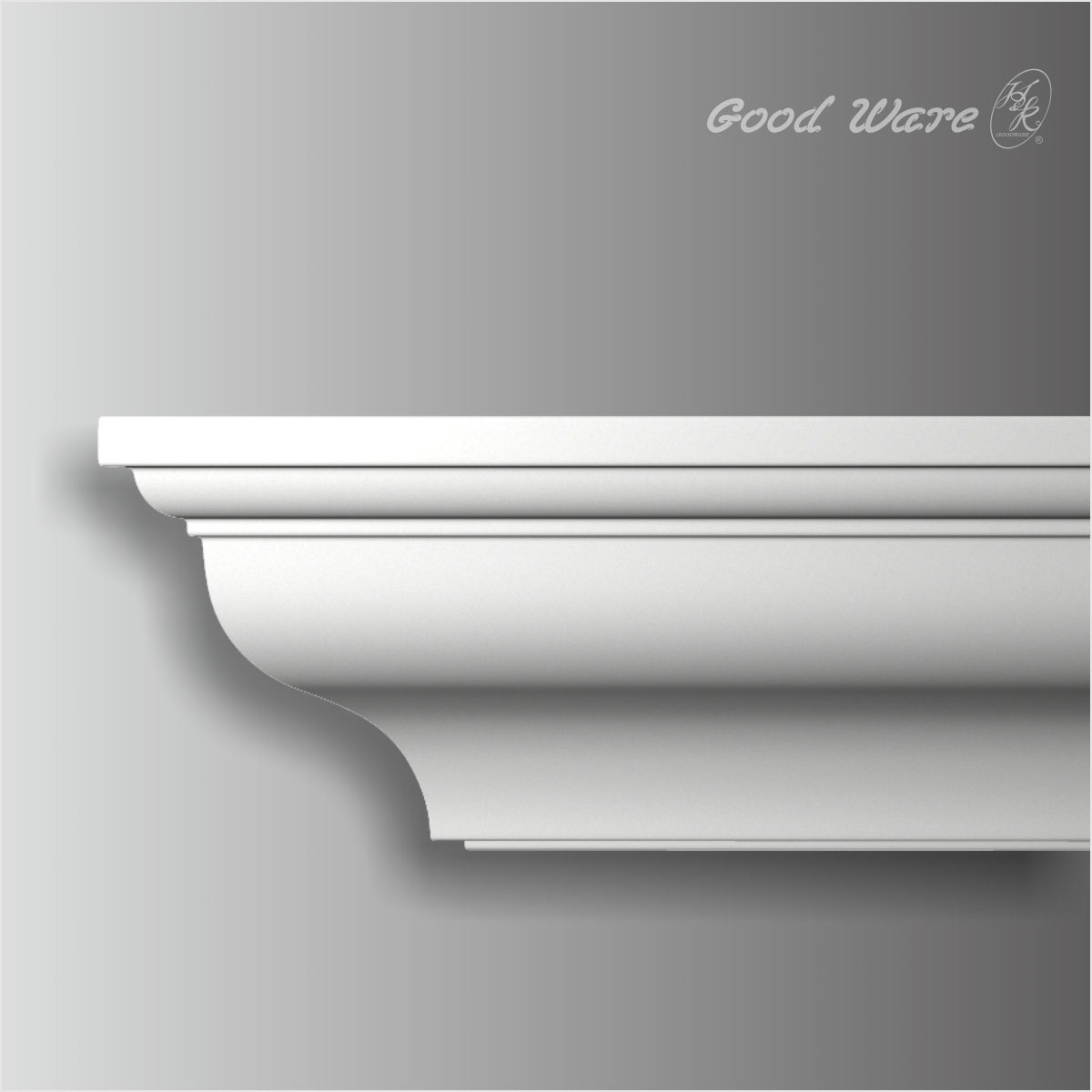 Polyurethane modern 4 inch crown molding cabinets