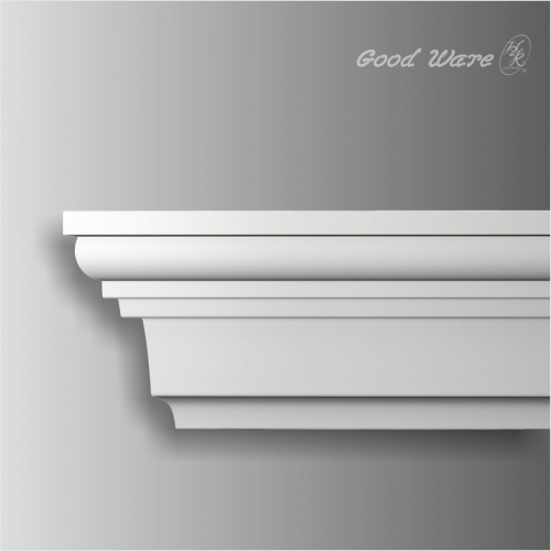 Polyurethane contemporary crown molding bedroom