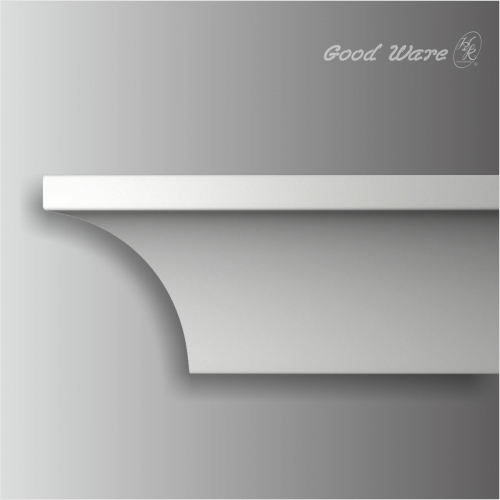 Polyurethane 6 inch simple cove molding