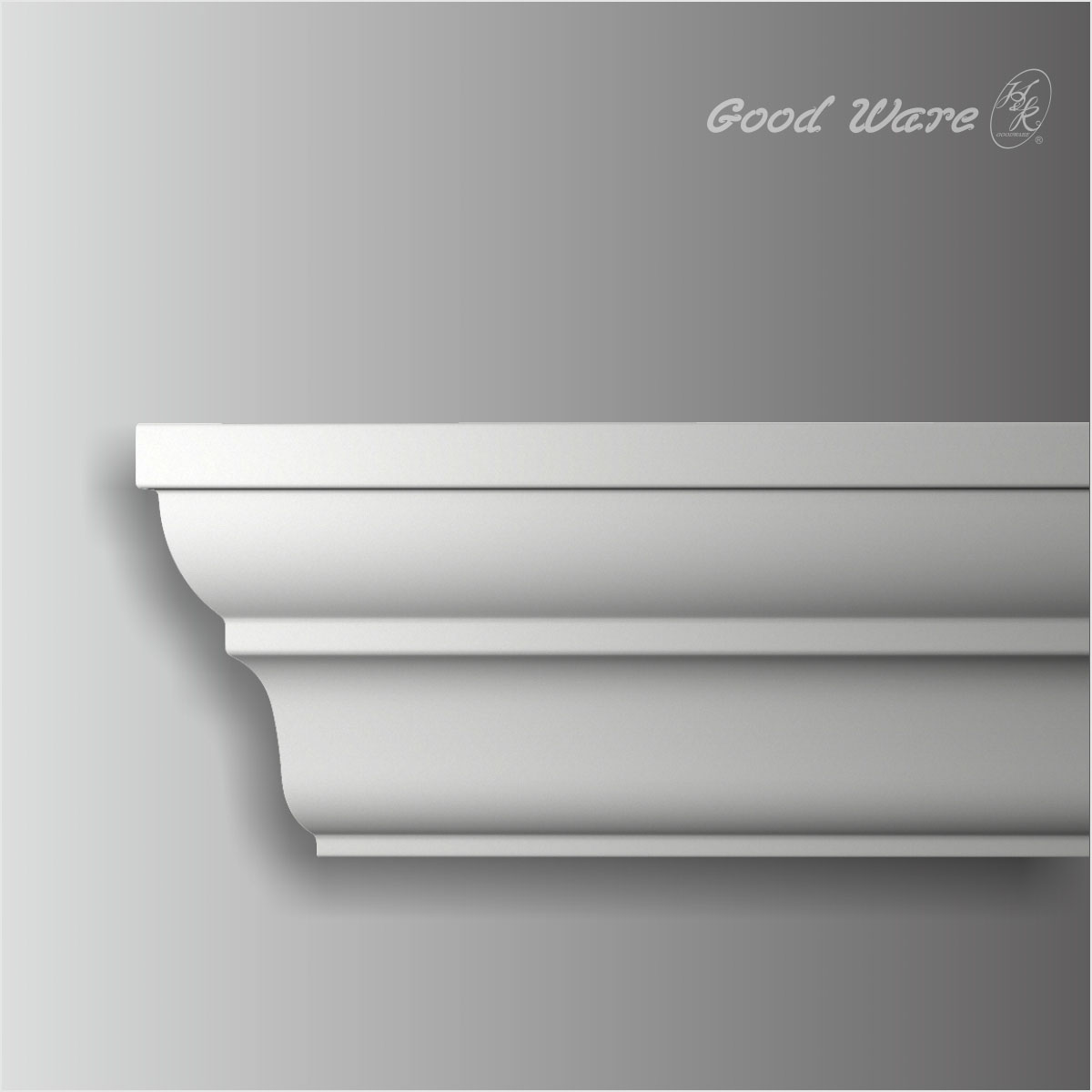 Polyurethane contemporary crown molding