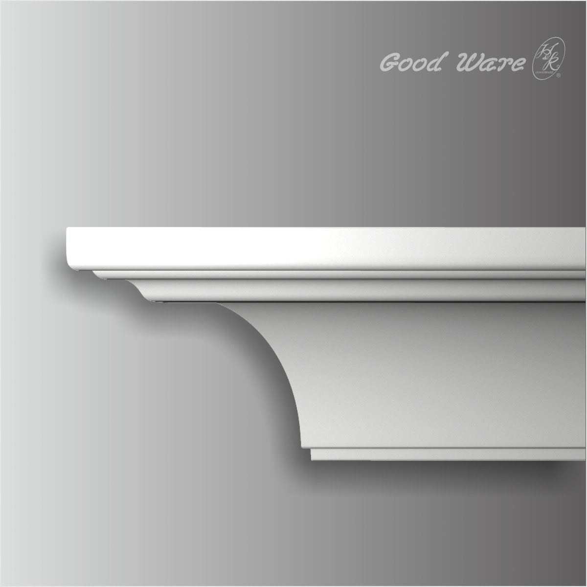 Polyurethane 9 inch classic crown molding