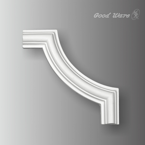 Architectural polyurethane plain panel molding corner