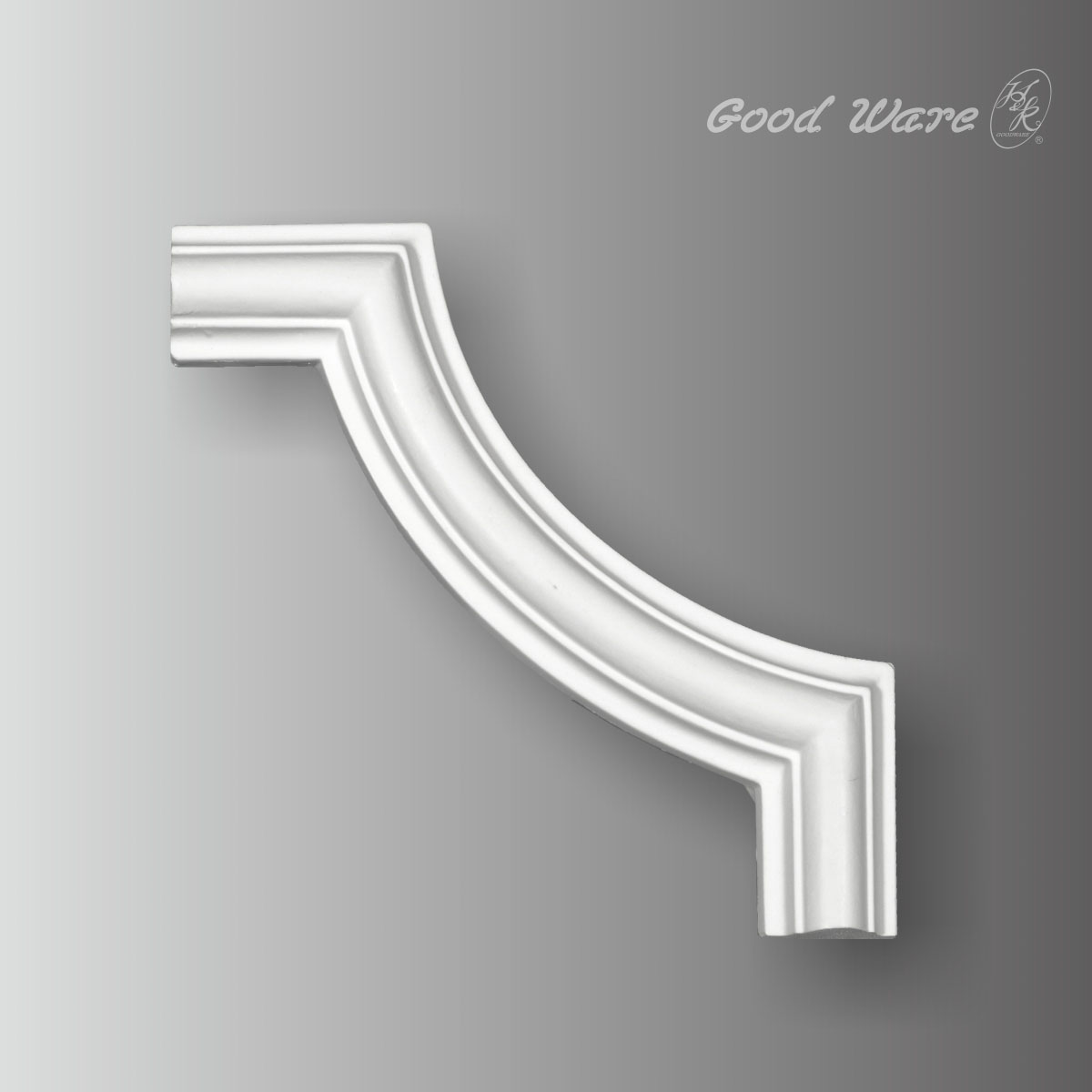 Architectural polyurethane plain panel molding corner