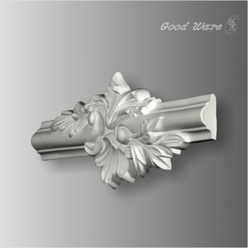 Polyurethane decorative center molding corner