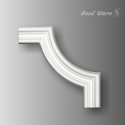 Polyurethane millwork plain panel molding corner