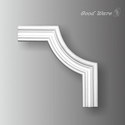 Polyurethane simple panel corner interior mouldings