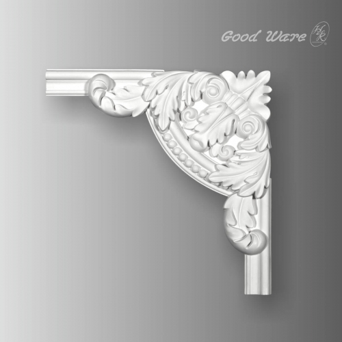 Panel molding corner architectural interior products