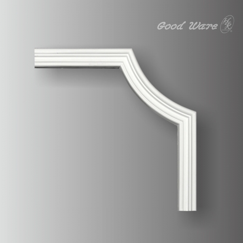 Modern contemporary architecture panel molding corner