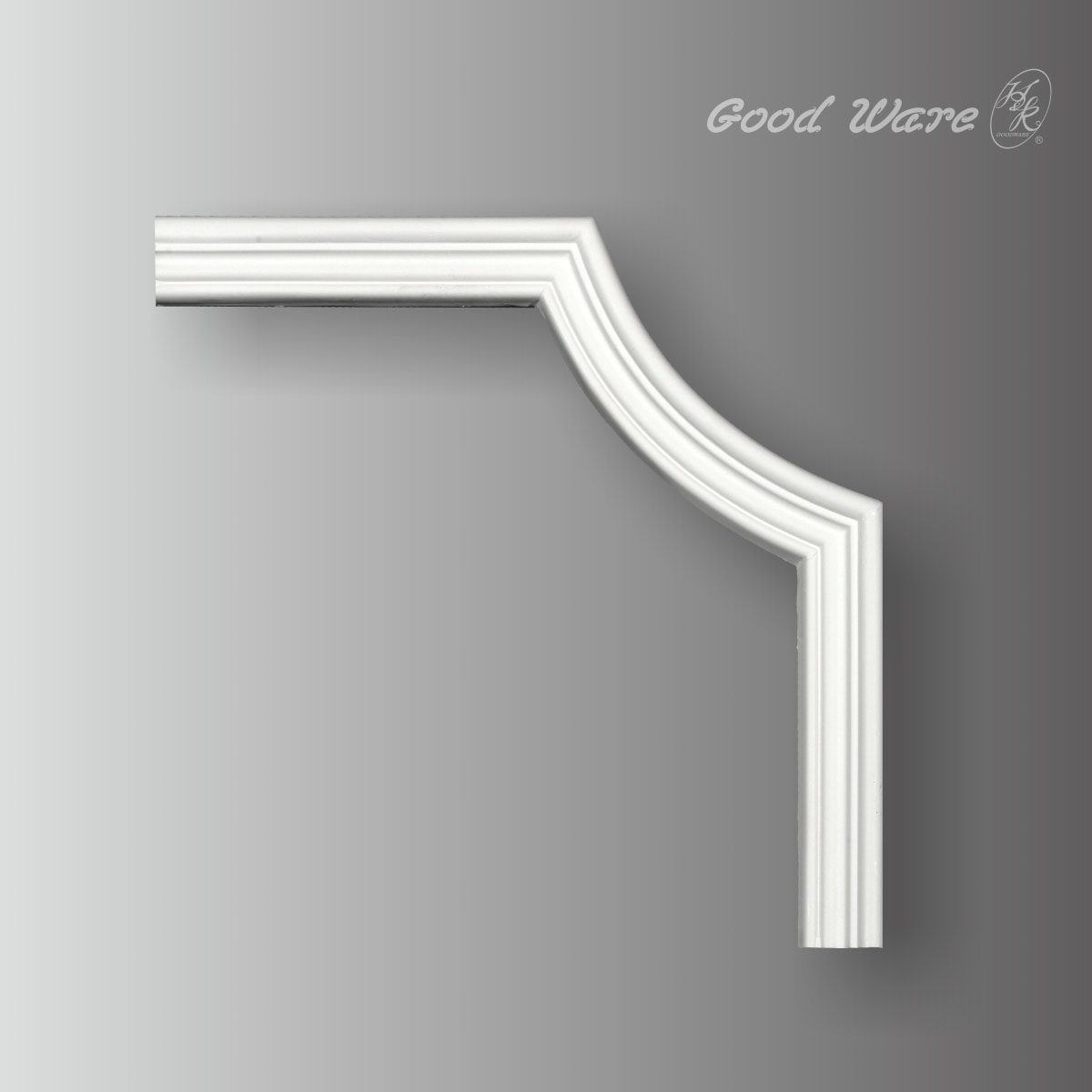 Modern contemporary architecture panel molding corner