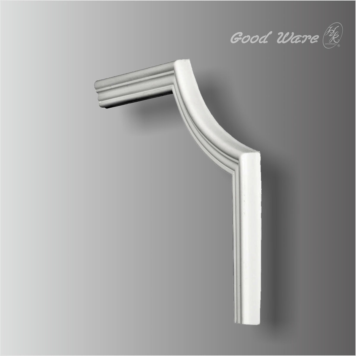 Modern contemporary architecture panel molding corner