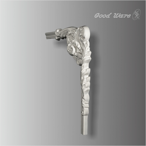 Polyurethane decorative panel corner trim for walls