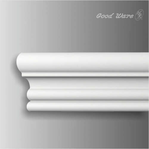 polyurethane plain white wall panel moulding