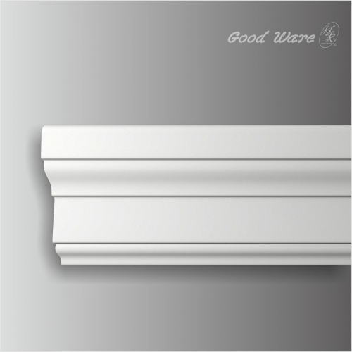 Polyurethane modern white wall panel moulding