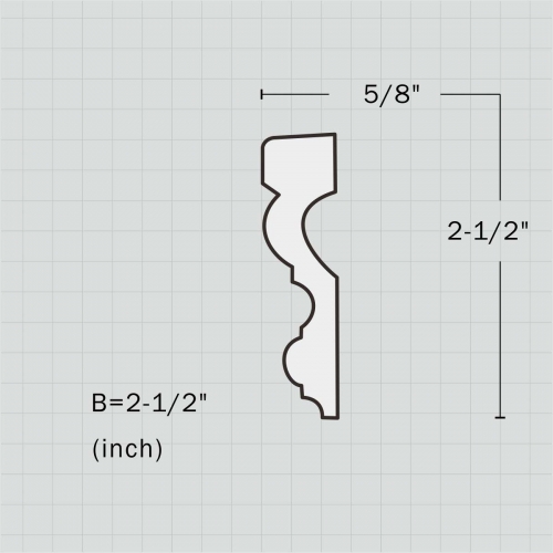 Simple polyurethane panel moulding for sale
