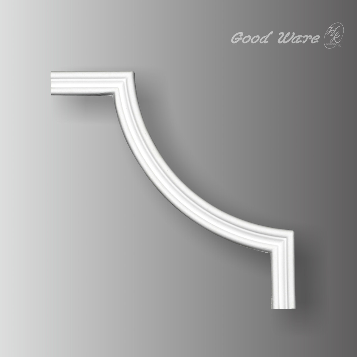 Interior architecture plain panel corner molding