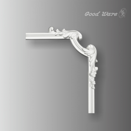 European Country Style Panel Moulding Corner | Green Interior Material