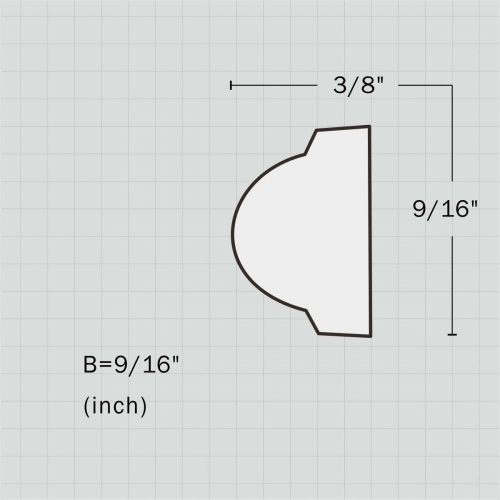 Polyurethane chair rail trim and moulding