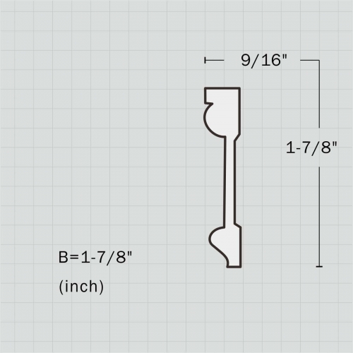 Polyurethane simple staircase molding trim