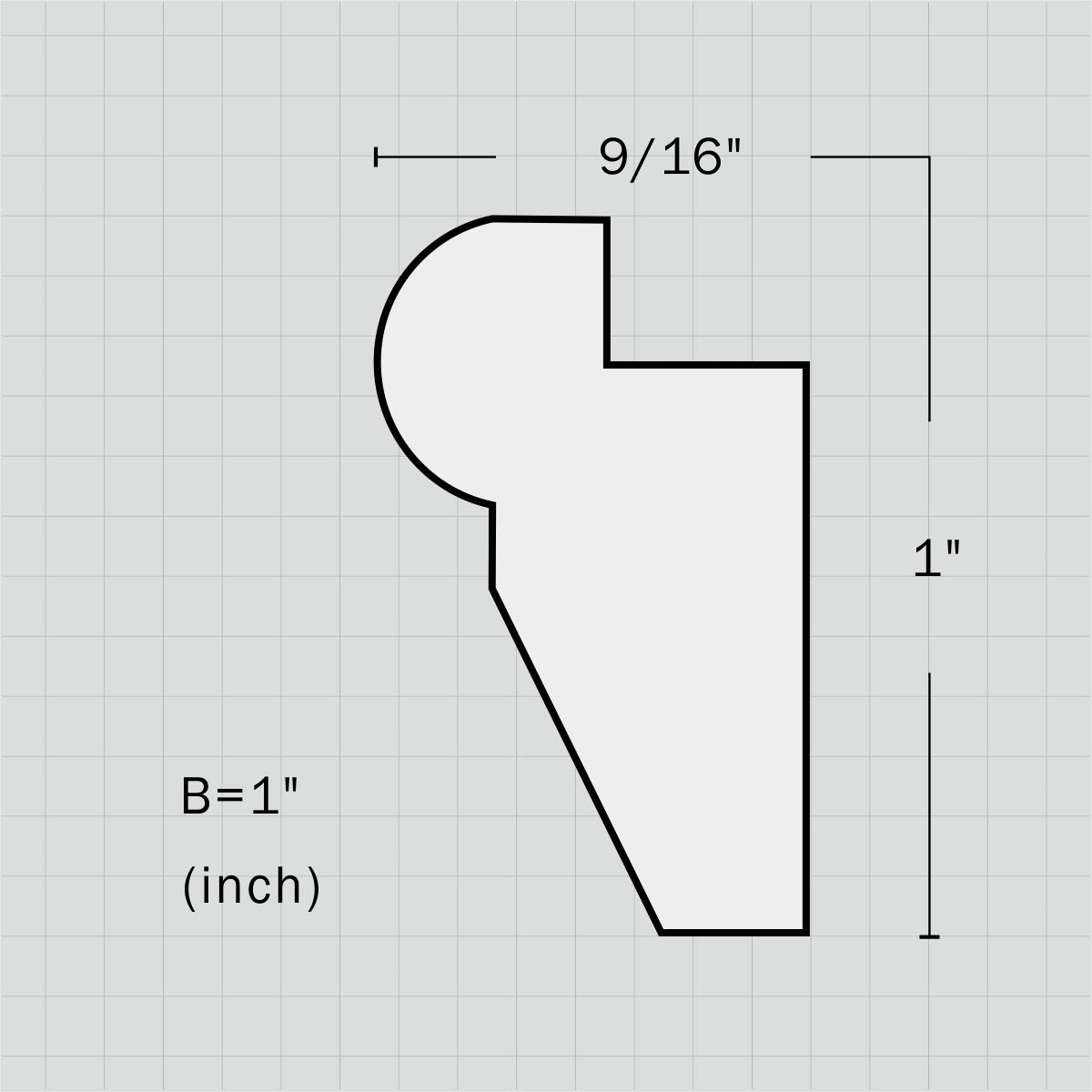 Polyurethane simple interior door molding