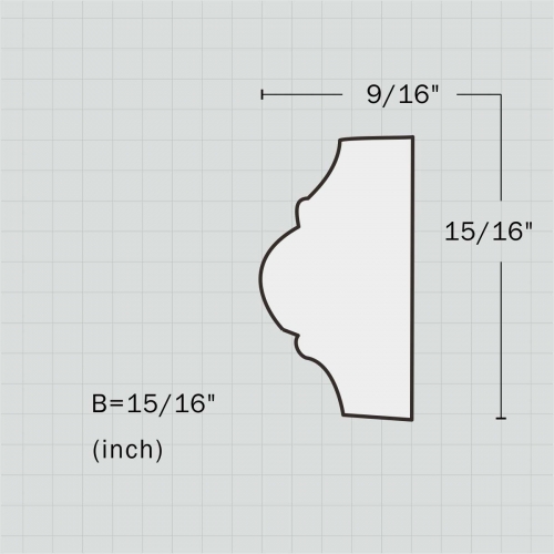Polyurethane small wall moulding frames